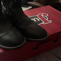 Jackson Black Cowhide Boots