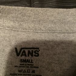 Vans Long Sleeve Shirt Size Small Men