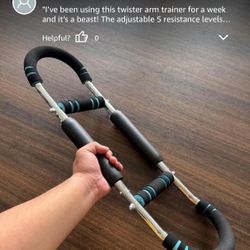 Twister Arm TrainerArm Workout , 360° Hand-Crank Forearm Trainer, Chest Trainer,Shoulders and Arm Muscle Training Fitness Equipment, Home Workout Equi