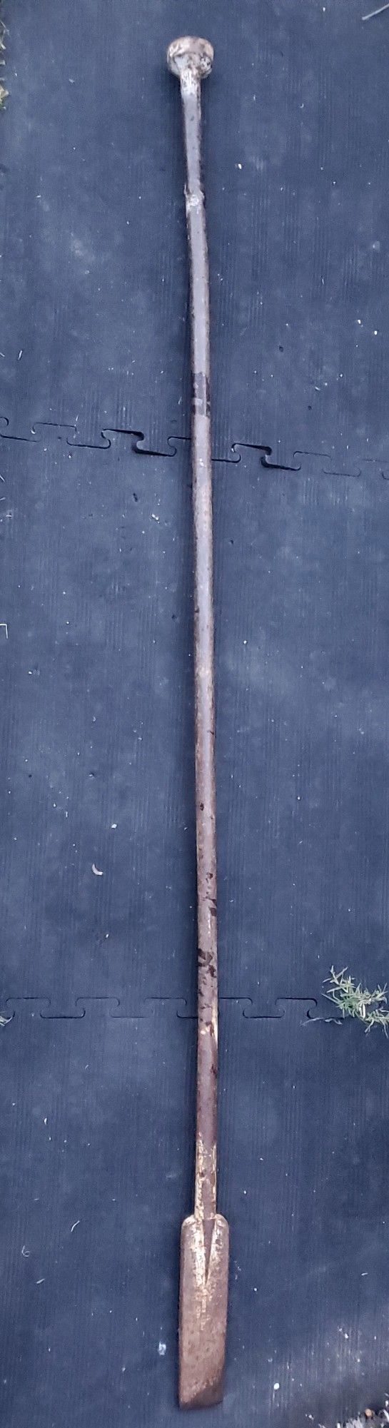 72" Solid Steel Digging/Tamping Spud Bar