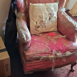 Vintage  Pink Armchair