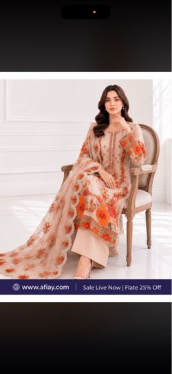 Embroidered Floral Salwar Kameez Set new August