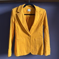 Alice & Olivia size 8 orange blazer jacket