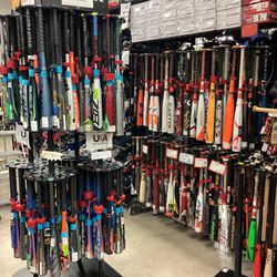 New And Used Baseball/Softball Equipment (Bats, Cleats, Helmets, Socks, And More) PRICES VARY