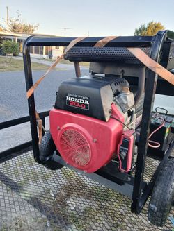 Honda Generator 20hp 10.000 Watt Runs Great Electric Start 