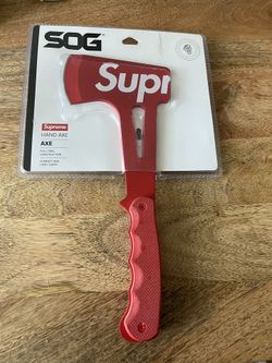 Supreme Sog Hand Red Axe for Sale in San Diego, CA - OfferUp