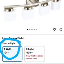 Vanity Light Fixture 