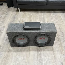 Alpine Type-R Subwoofers with Kicker Amp