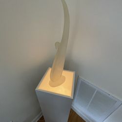 Vintage Swan Pedestal Light Box/Lamp