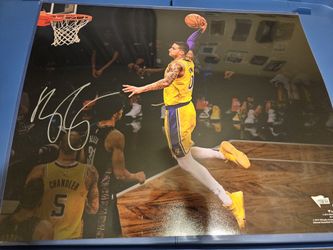 Kyle Kuzma Signed Photo