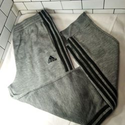 Grey Juniors Adidas Pants
