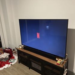Like new Industrial TV Stand 