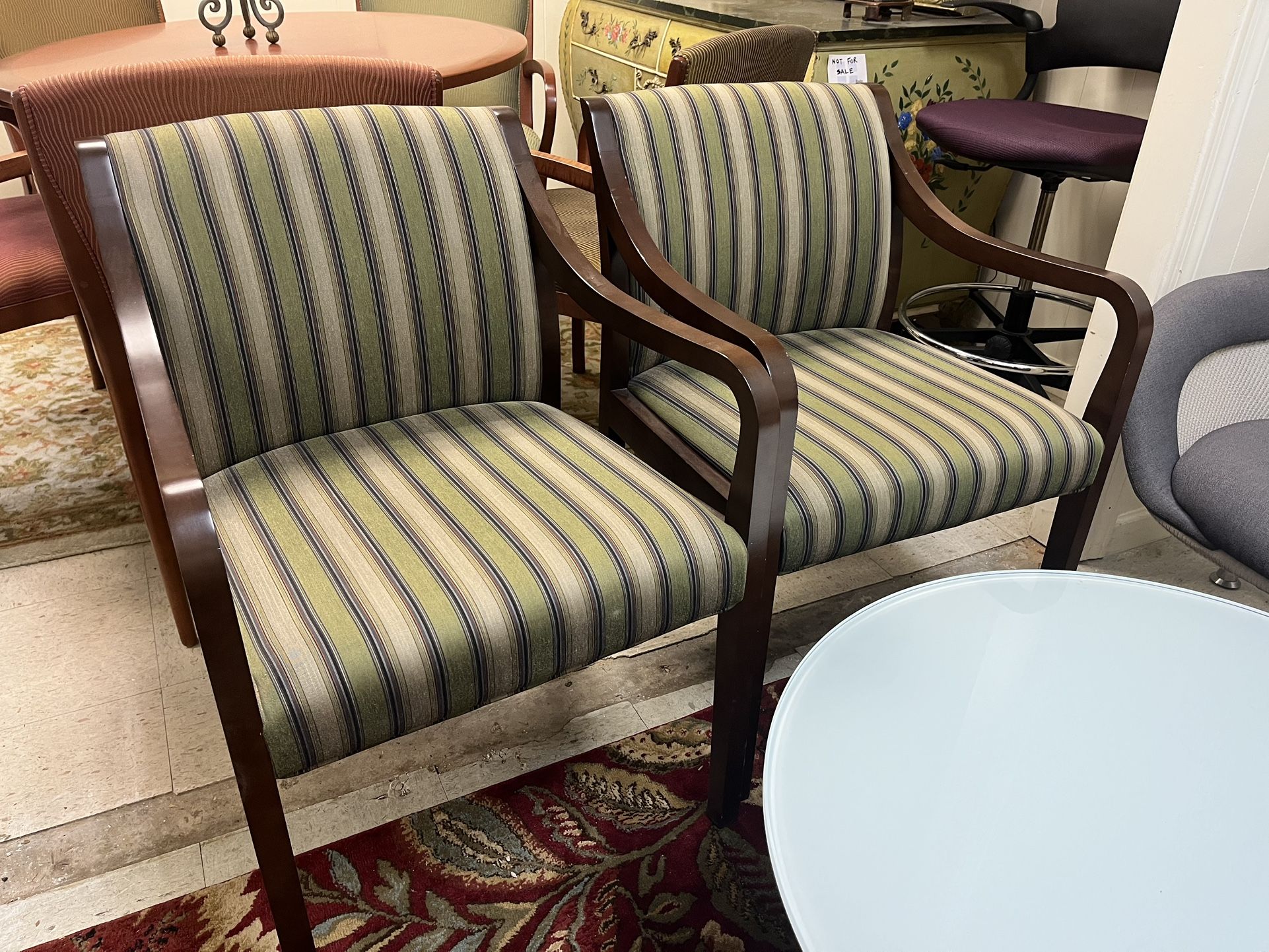Kimball , Bernhardt, Hickory Wood Guest chairs
