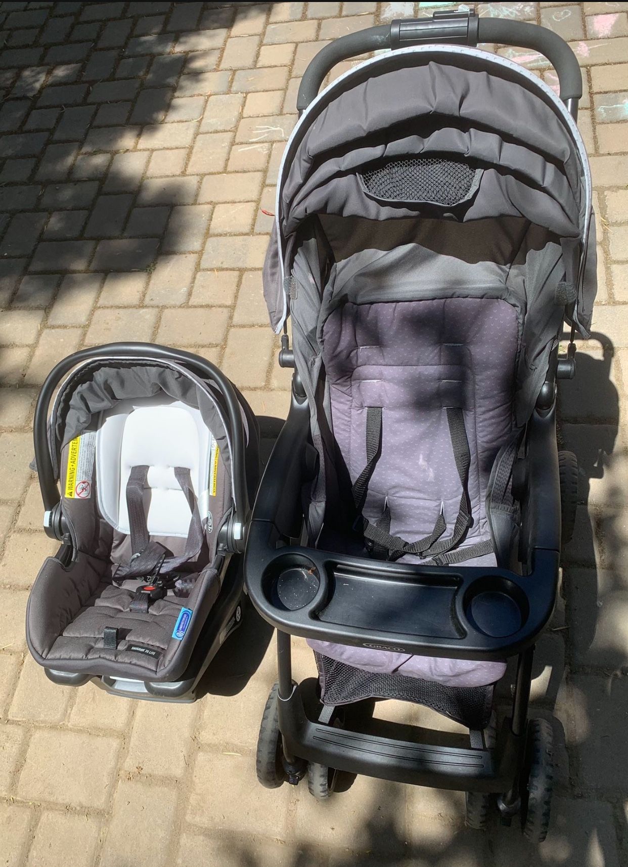 Graco Comfy Cruiser 2.0 Travel System with Infant Car Seat, Canton