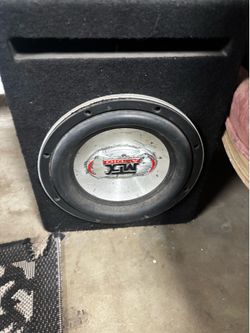 MTX SUBWOOFER OLD SCHOOL POWER!