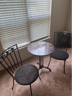Table and chairs