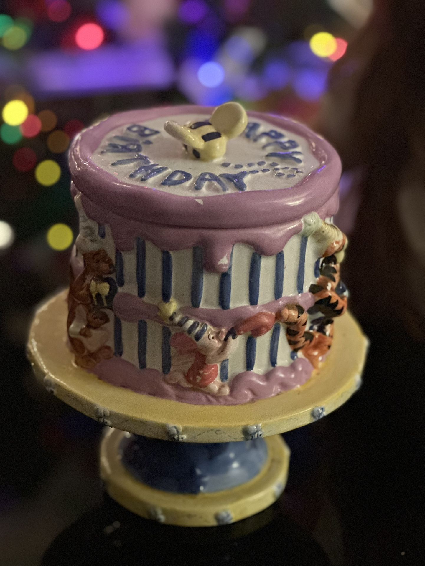 Winnie The Pooh HBD Cookie Jar