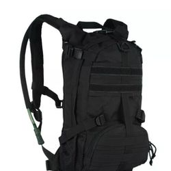 FOX OUTDOOR ELITE TACTICAL EXCURSIONARY HYDRATION PACK INCLUDES BLADDER Black