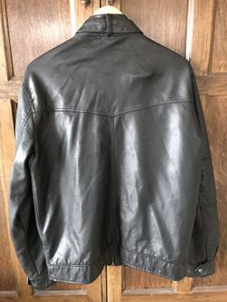 Celio Club Faux Leather Jacket Size Lg