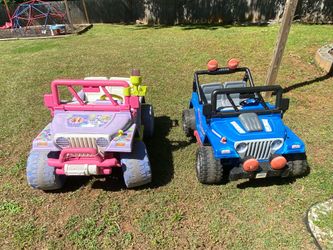Power Wheels - Battery operated trucks
