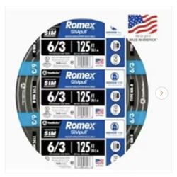 6/3 Romex For EV Charging Station 