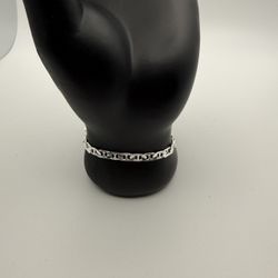 Valentino Bracelet – Solid 925 Sterling Silver – 8”