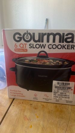 Gourmia 6qt slow cooker