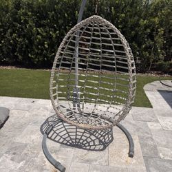 Hanging Egg Chair With Stand 