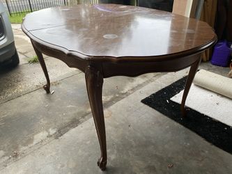 Solid wood dining table