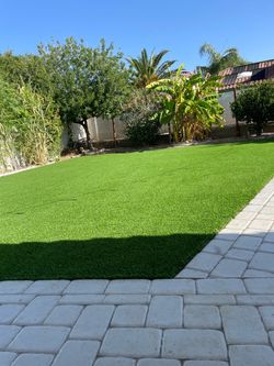 Pavers turf travertine sod