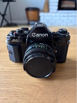 Canon A-1 35mm Film Camera w/ Canon FD 50mm f/1.8 Lens