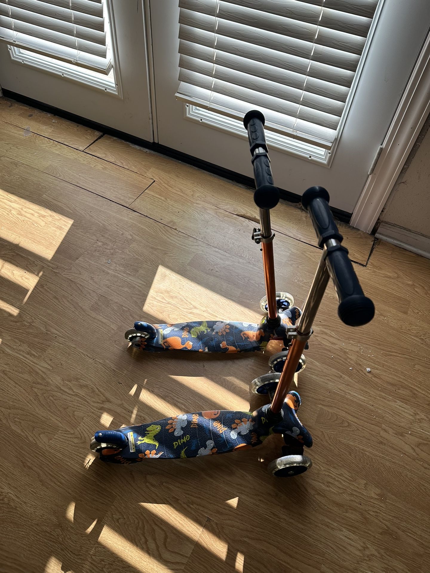 Two Toddler Scooters