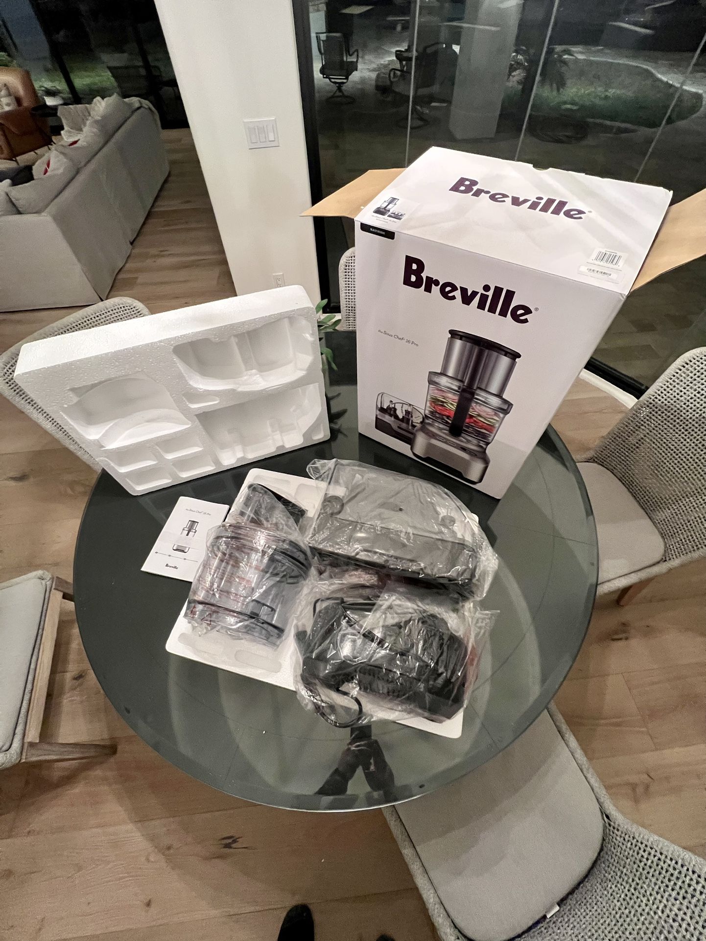 Breville BFP800BSXL Sous Chef 16 Pro Food Processor, Black Sesame for