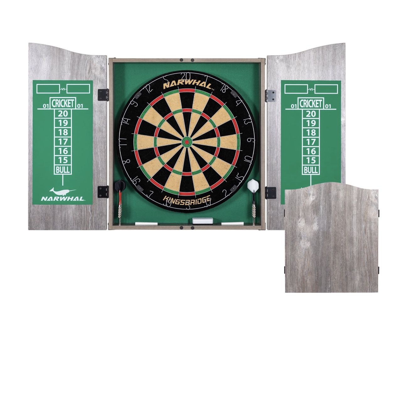 BRAND NEW DART BOARD WITH CABINET