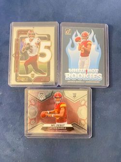 Jayden Daniels rookie refractor lot
