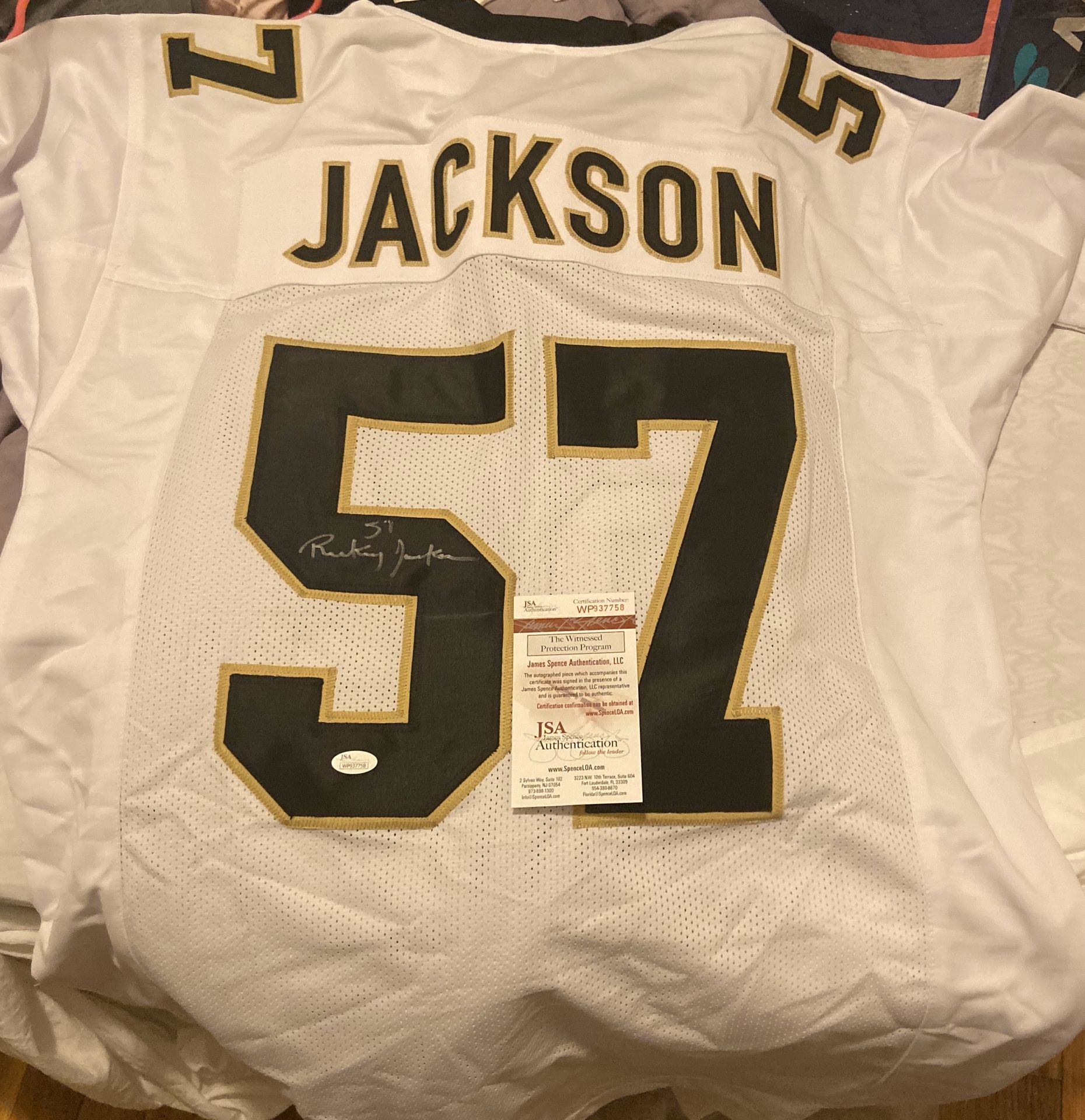 Ricky Jackson auto jersey