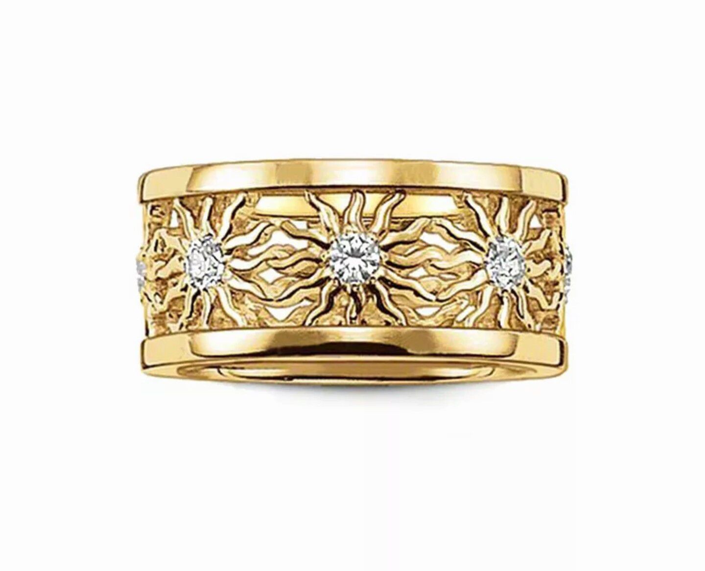 Golden 925 Sterling Silver Trendy Gift For Women