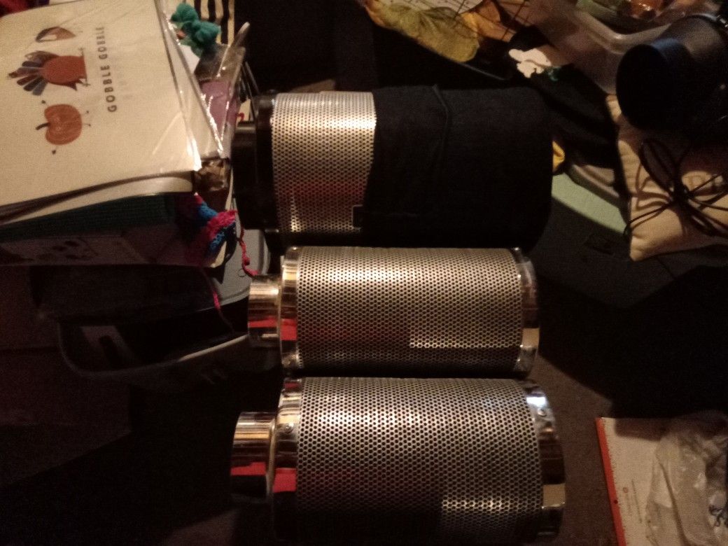 2 Inline Tube Fans And 3 Air Filters. Ac Infinity 6" Vivosun 4"