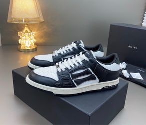 Amiri Skel-Top Low Leather Sneakers