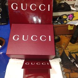 Gucci Handbag Dust Cover /Box /Bag And Receipt &Card Holder 