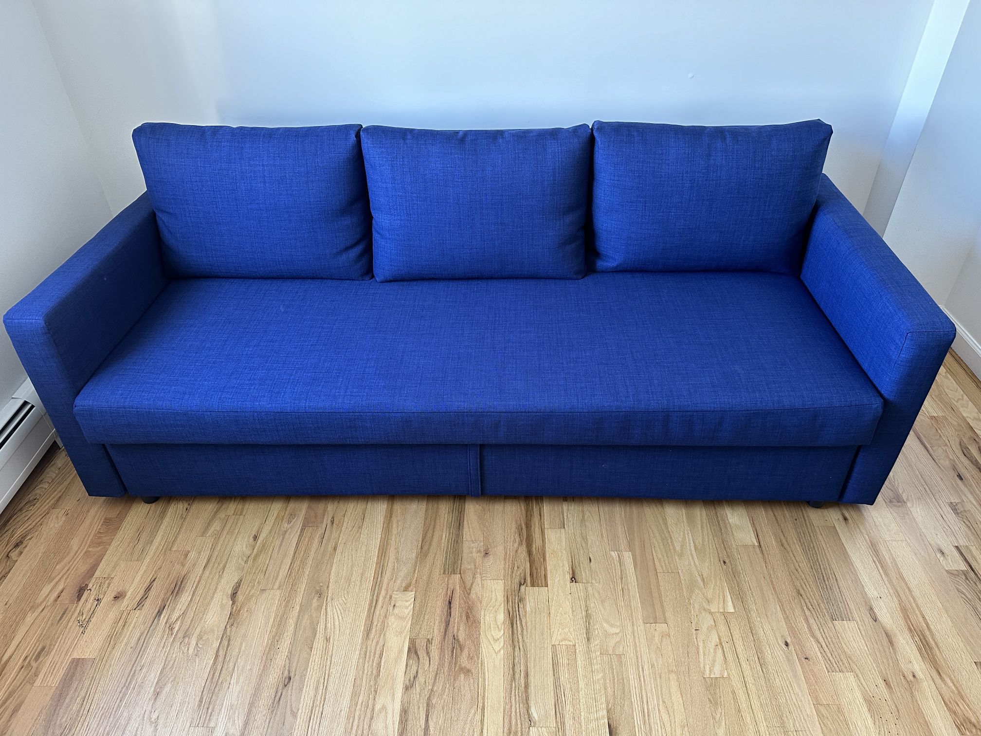 FRIHETEN Sleeper sofa, Skiftebo blue
