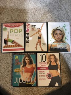 Workout exercise DVDs Mint condition