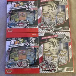 Pokemon TCG White Flare Binder & Unova Poster Collection (Sam's Club)