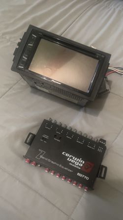 Pioneer double din and equalizer