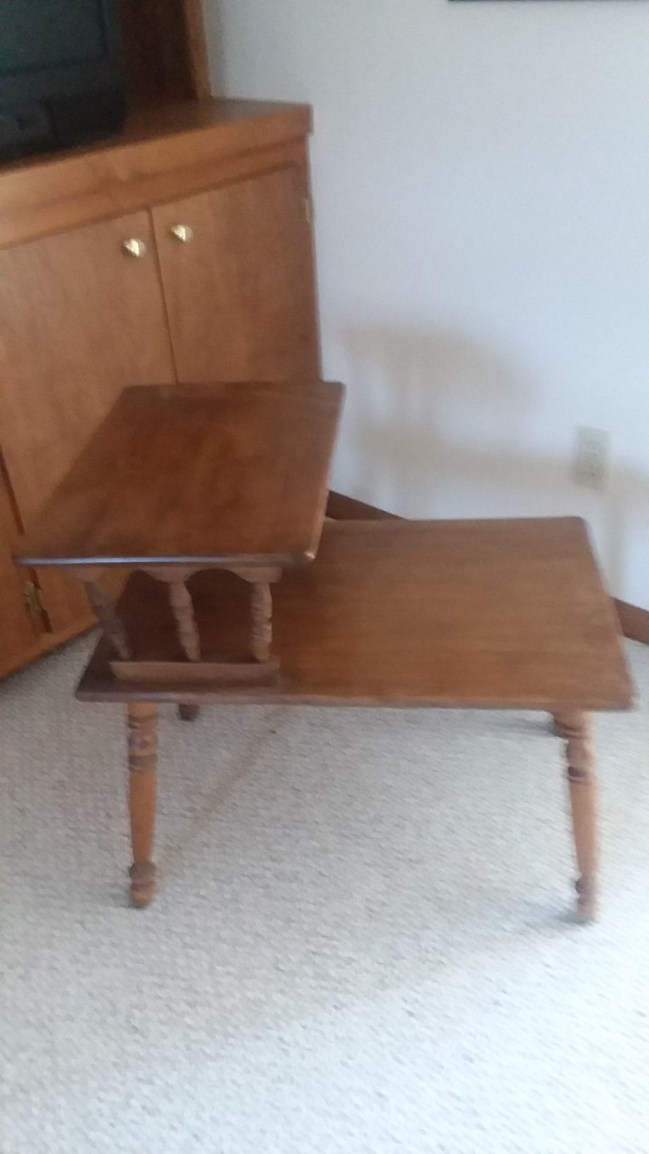 End table. 60's early american