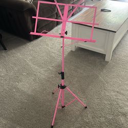 Pink music stand new