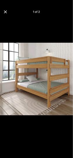 Max and Lily Farmhouse Queen over Queen Bunk Bed