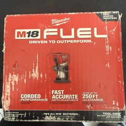 Milwaukee Brushless M18 Router New In Box