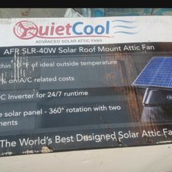 Quietcool Advanced Solar Rofing Fan 40 Watts