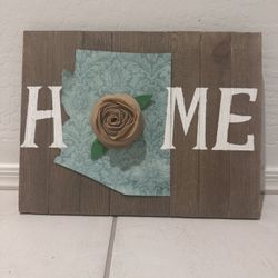 AZ Wall Art- Handmade-Wood-Decor